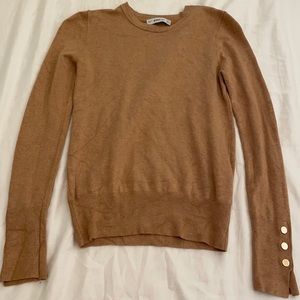 Camel Zara Basic Knit